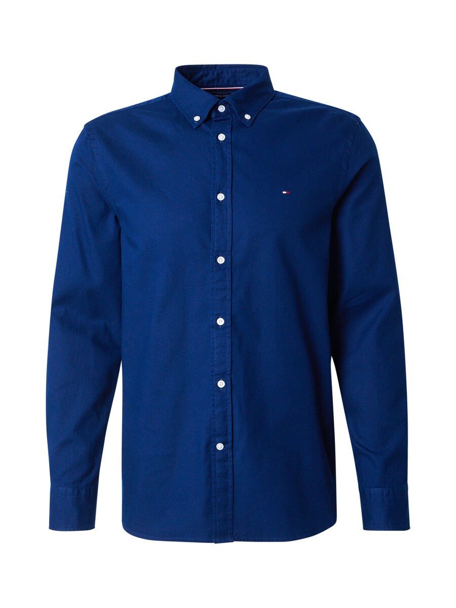 

Повседневная рубашка TOMMY HILFIGER Slim fit Button Up Shirt FLEX, темно-синий