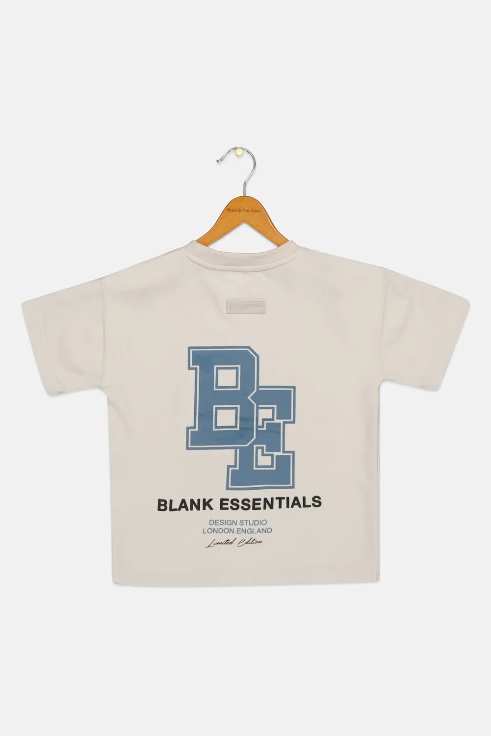 Футболка с принтом для мальчика Blank Essentials, серая — фото 3