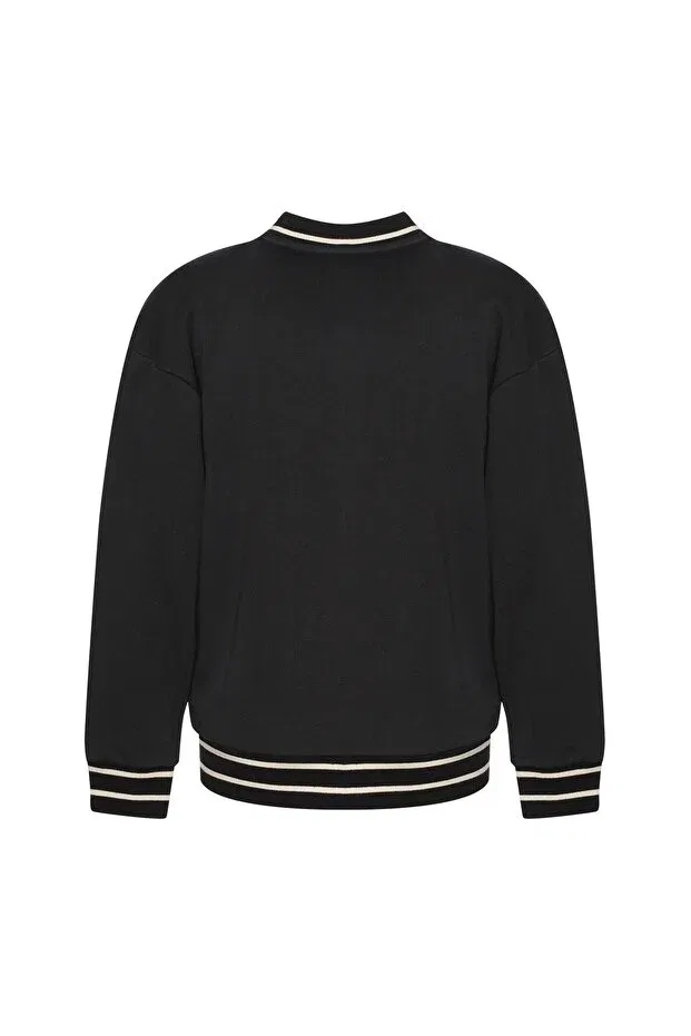 Детская куртка для девочек с принтом Ajose bomber Hummel, Black — фото 3