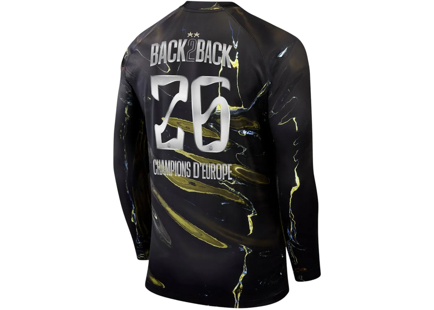 Мужская футболка с длинным рукавом Jordan Jersey (Champions of Europe 2026 Print), Black