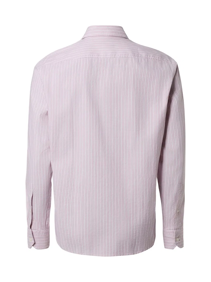 Рубашка BOSS Regular fit Button Up Shirt 'Ricoplus' в розовом цвете — фото 2