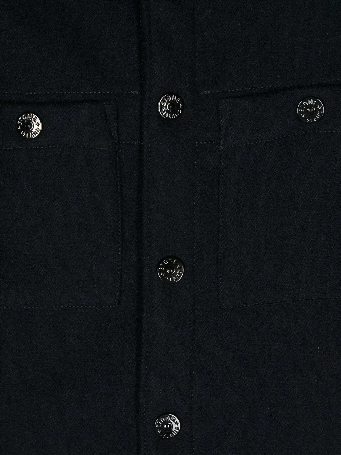 Stone Island Рубашка с эмблемой компаса темно-синего цвета — фото 2