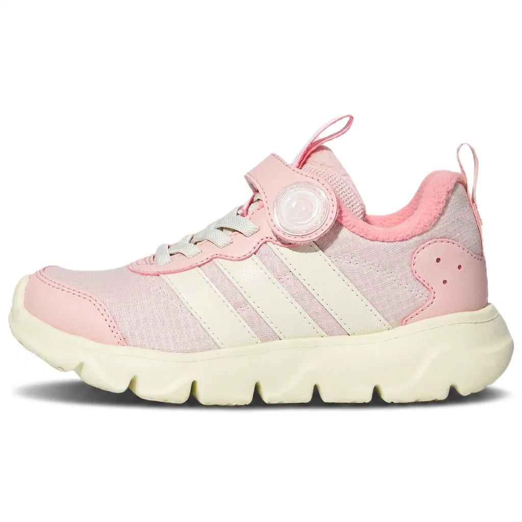 Детские кроссовки для бега с принтом Playflow 2.0 Adidas, Pink/Ivory White