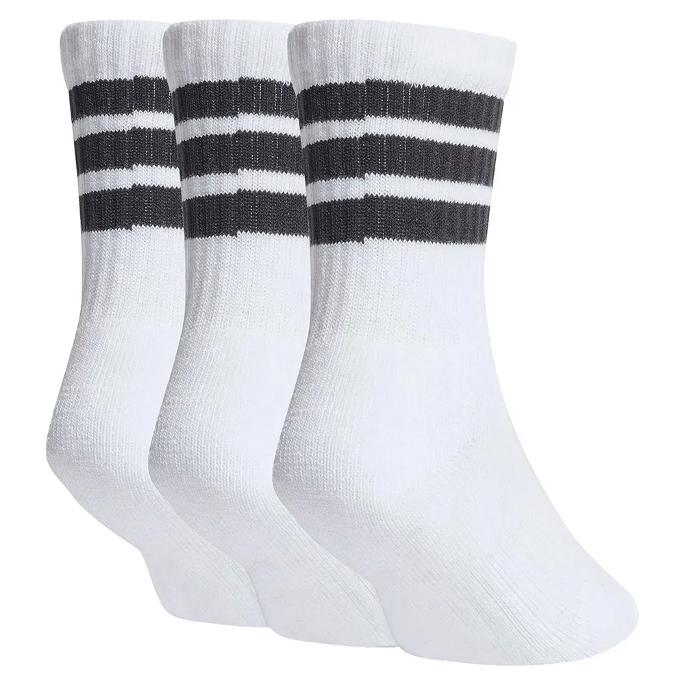 Детские носки с мягкой подошвой 3 Stripes Cushioned Sportswear Adidas, White — фото 2