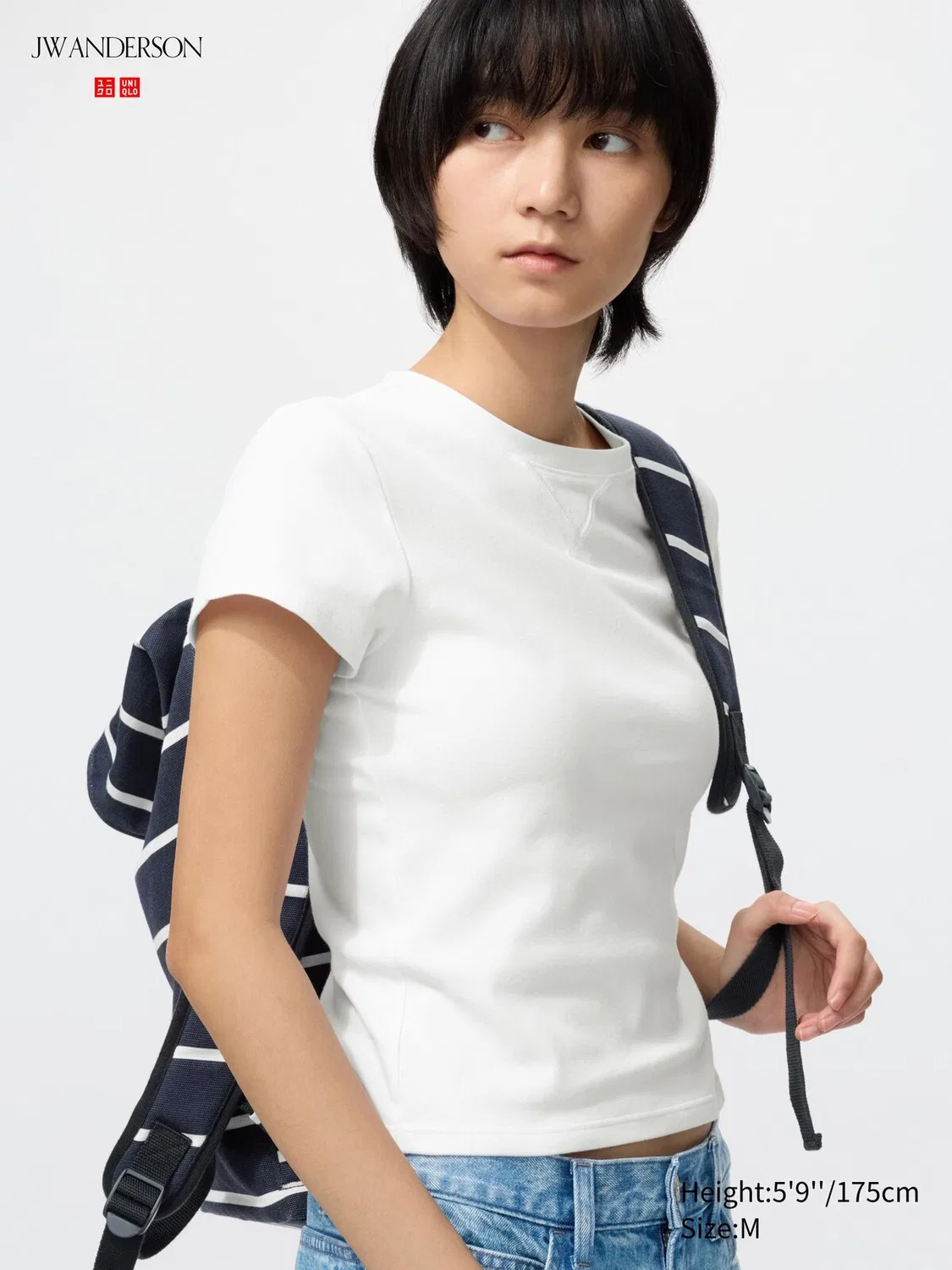 Футболка Uniqlo, базовая, белая