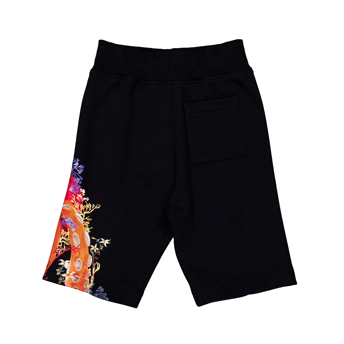 Шорты бермуды хлопковые с принтом Kids Graphic Coral Logo Bermuda Shorts Burberry, Black — фото 3