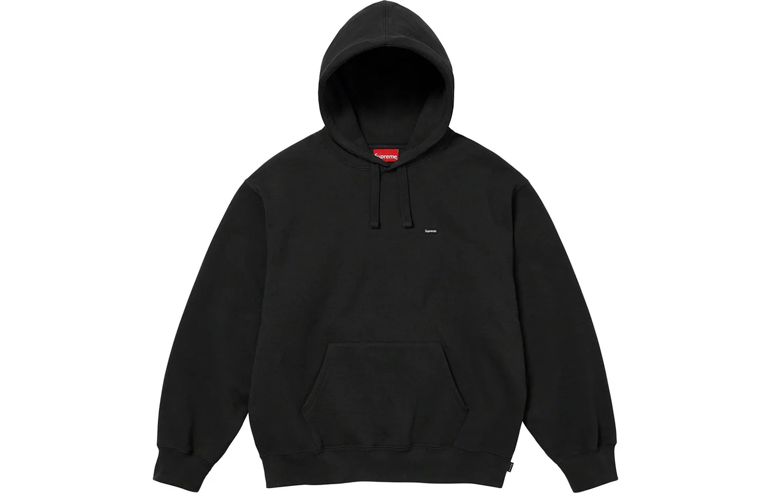 Толстовка с капюшоном на шнурке small box Supreme, светло-серый/светло-серый — фото 4