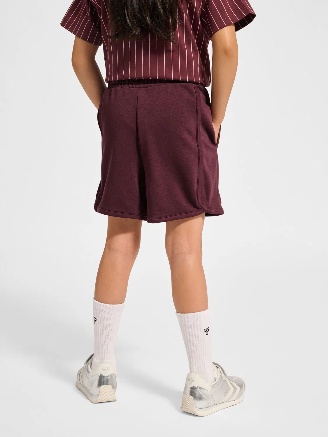 Детские шорты свободного кроя Hmljr Loose Hummel, Rot — фото 3