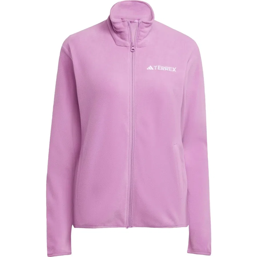Флисовая куртка-футер с полной застежкой-молнией TERREX JM3113 Multi Essentials adidas, Фиолетовый — фото 3