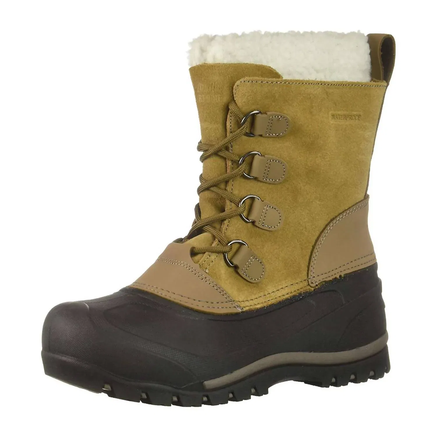 Детские зимние ботинки для мальчиков на шнуровке Back Country Snow Boot Northside, Sand — фото 2