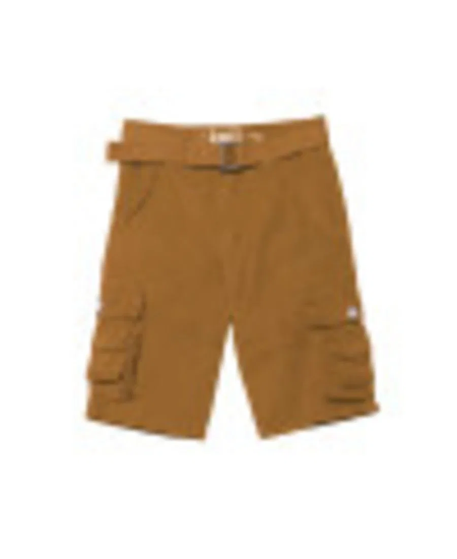 Шорты карго из твила с поясом Boy's Belted Twill Cargo Shorts Raw X, British Khaki