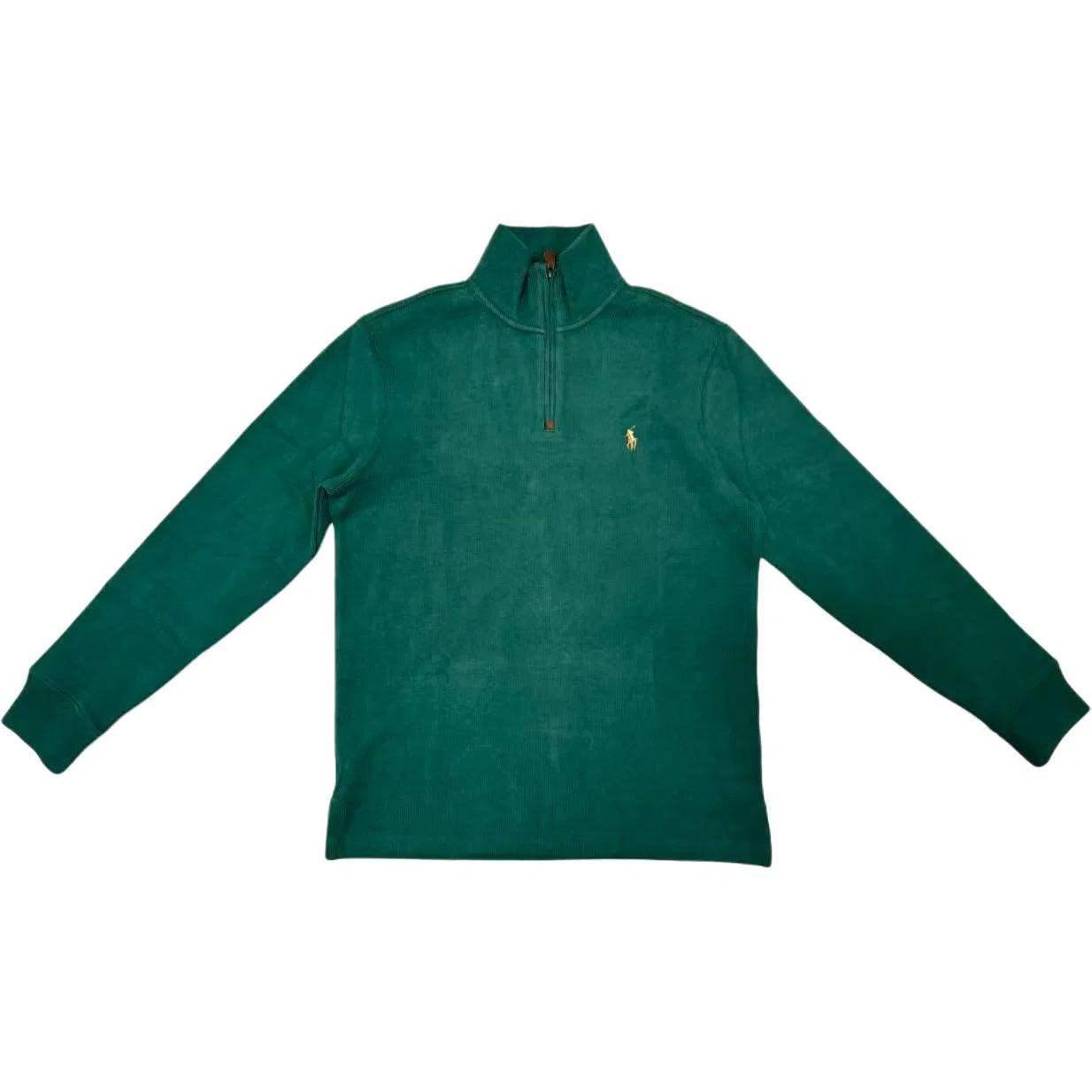 Мужской свитшот с воротником-стойкой Green Polo Ralph Lauren, Green