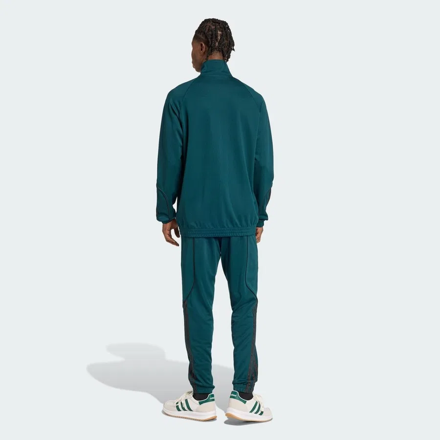 Спортивный костюм с принтом 3-полосный Stadium 3-Stripes Tracksuit adidas, Зеленый — фото 2