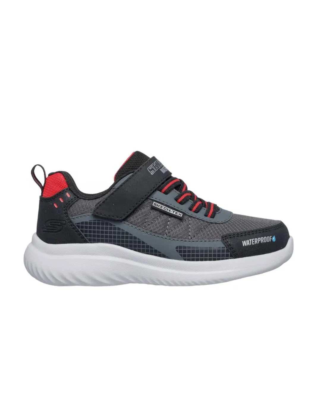 Детские кроссовки с водоотталкивающим верхом Skechers Bounder 2.0 Aqua Pace, Grau Rot