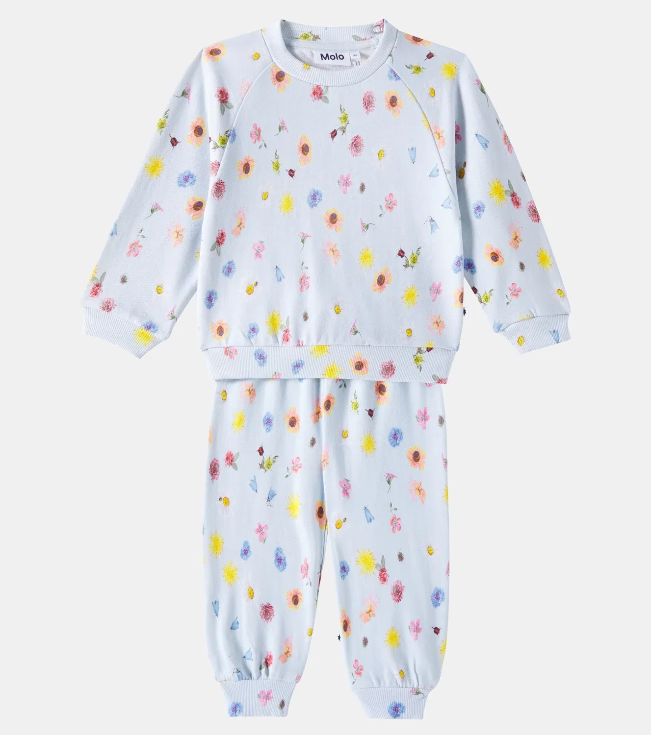 Комплект из толстовки и спортивных штанов Baby Disc Molo, синий — фото 2