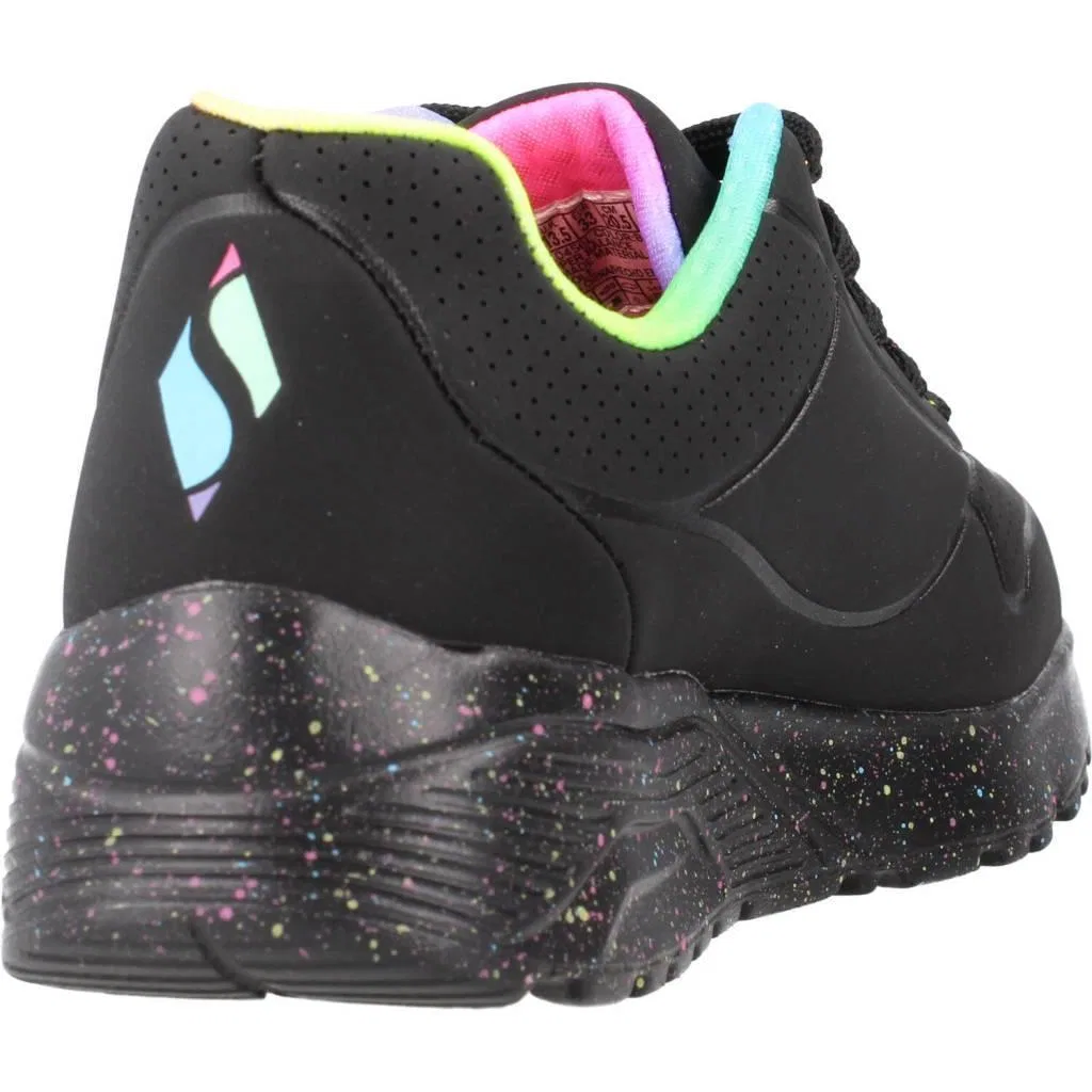 Детские кроссовки Skechers Uno Lite - Rainbow S, Schwarz — фото 3