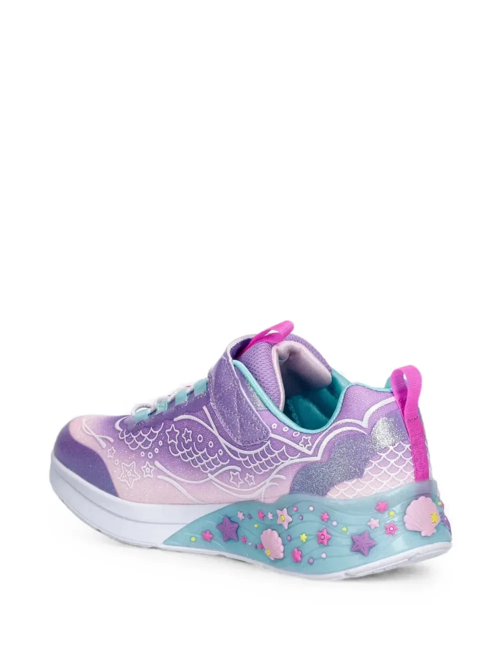Кроссовки S-Lights Mermaid Dreams на липучках Skechers, фиолетовый — фото 3
