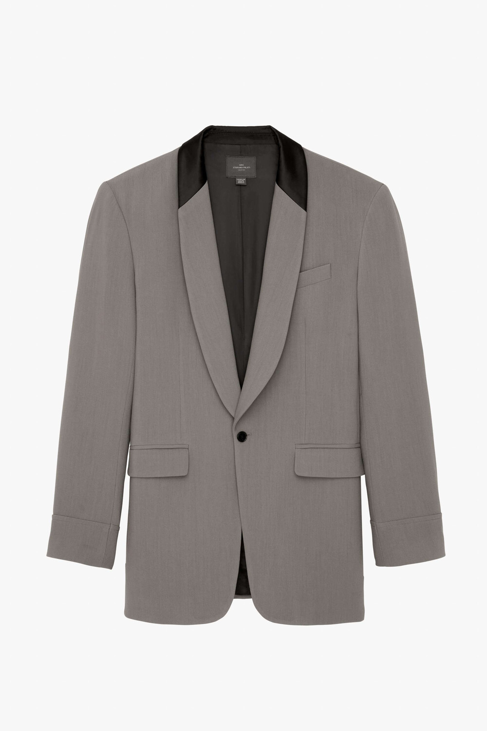 

Пиджак Zara by Stefano Pilati Contrast Suit, серый