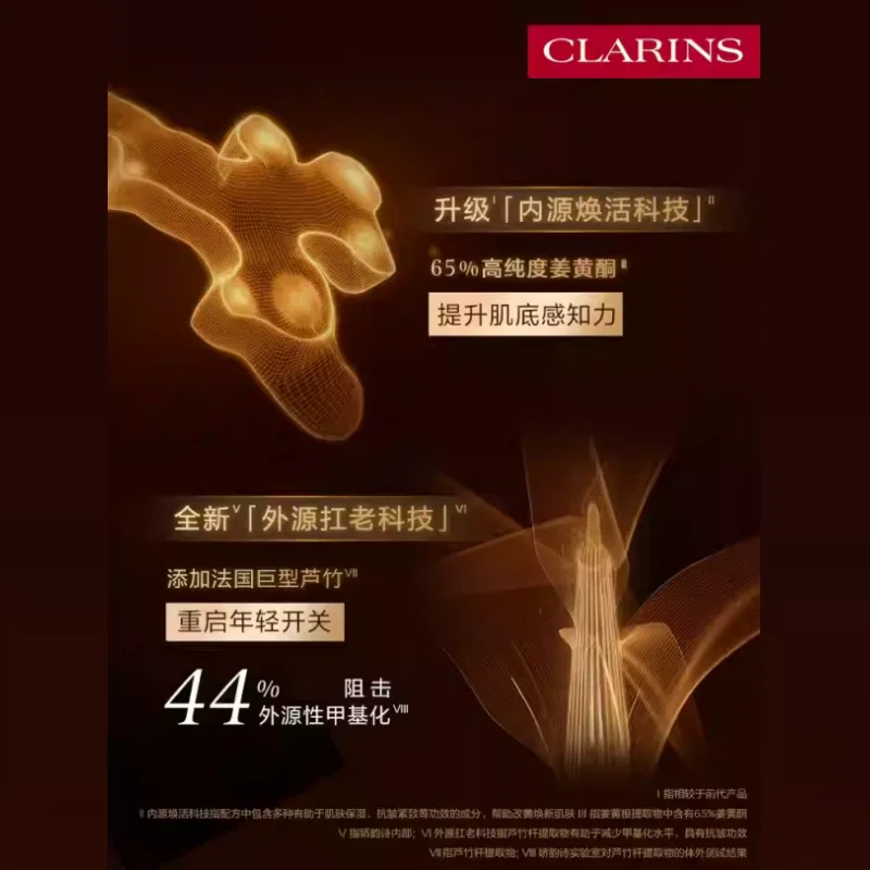 Набор для ухода за кожей CLARINS, 50 мл + 50 мл + 20 мл, Double Extraction Serums, Spring Day Cream, Eye Serums — фото 3