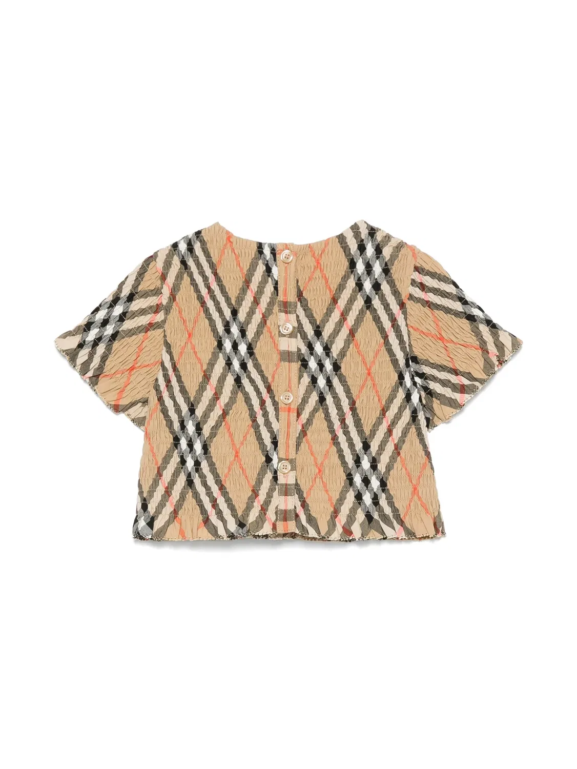 Burberry Блузка Madeline коричневая — фото 2