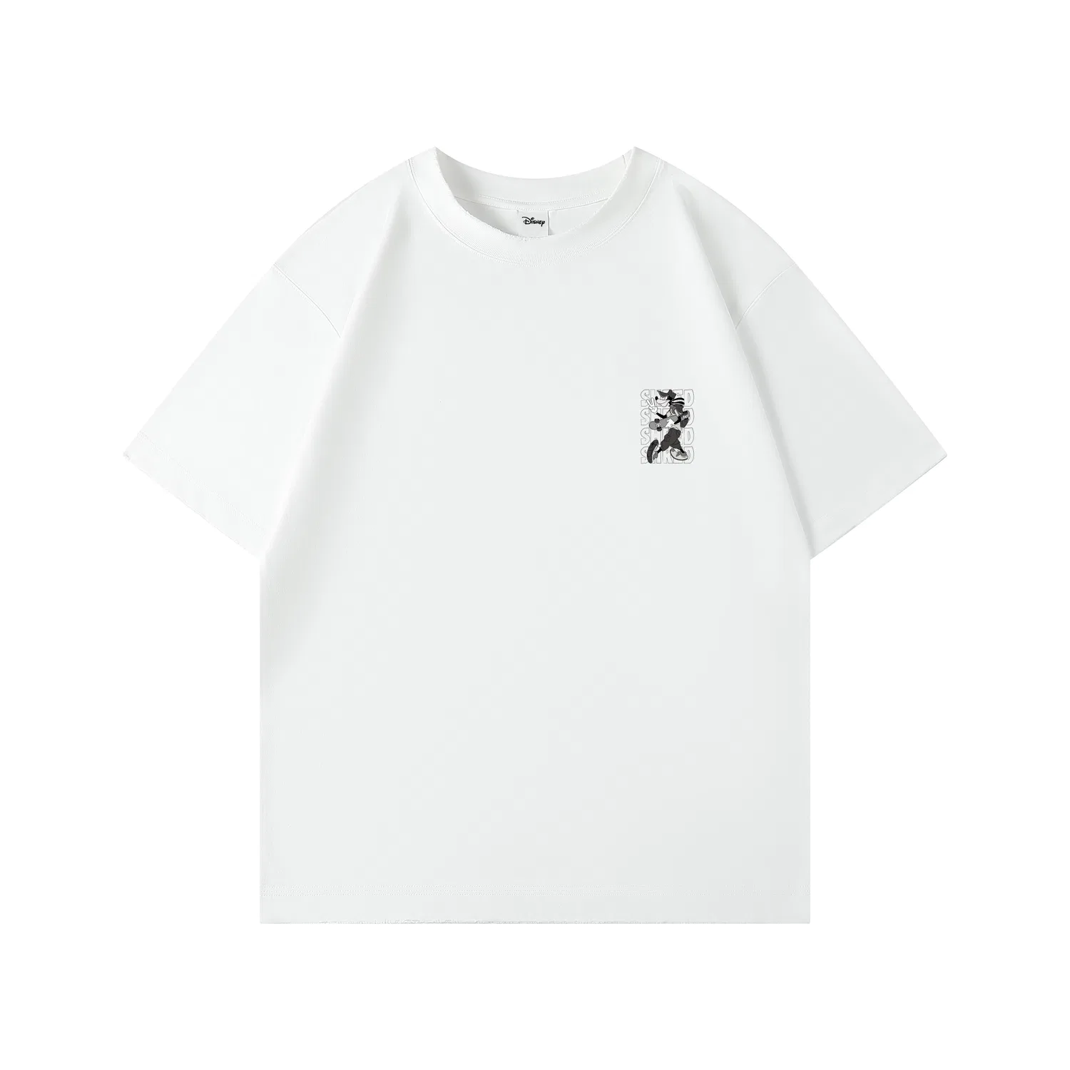 Детская футболка хлопковая Disney Crew Neck, White