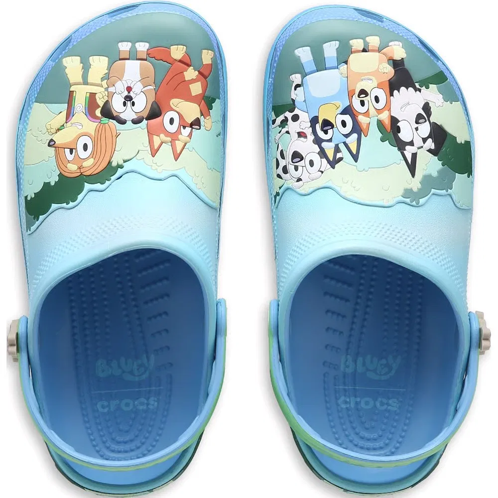 Детские классические сабо Disney Bluey Crocs, Bluey Blue — фото 4