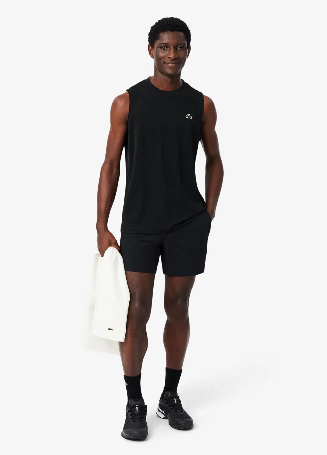 Шорты Relaxed Fit Lacoste, black — фото 2