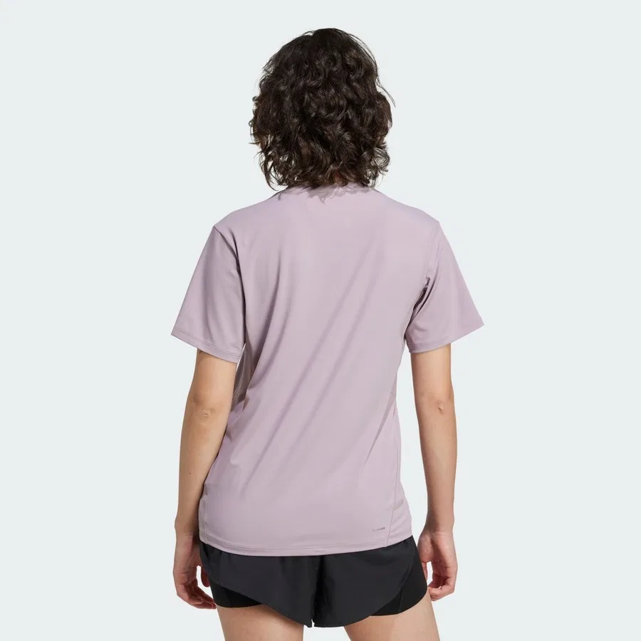 Футболка с принтом Designed For Training Go To adidas, Светло-зеленый — фото 2