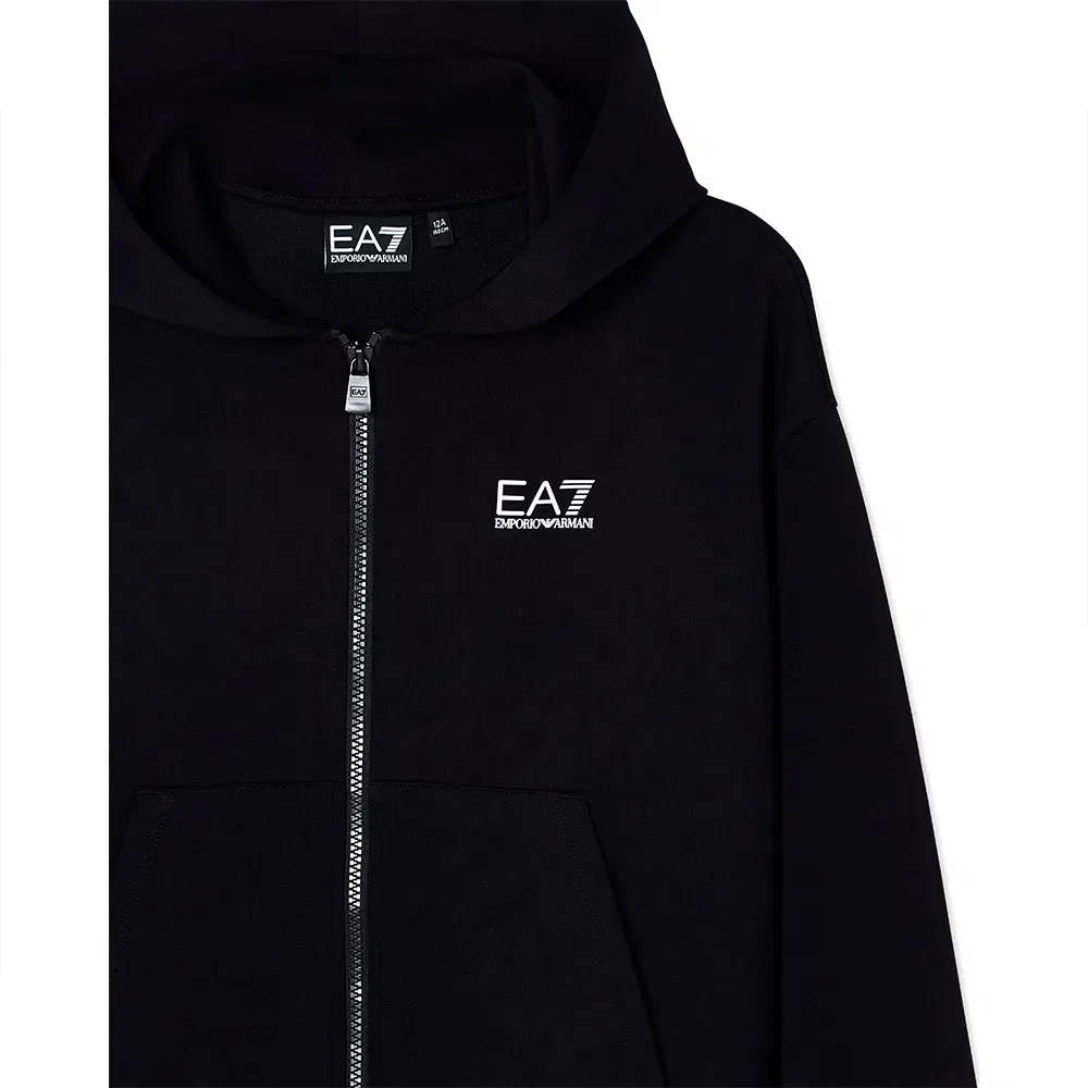 Детский комплект для девочек с длинным рукавом EA7 EMPORIO ARMANI, Black — фото 3