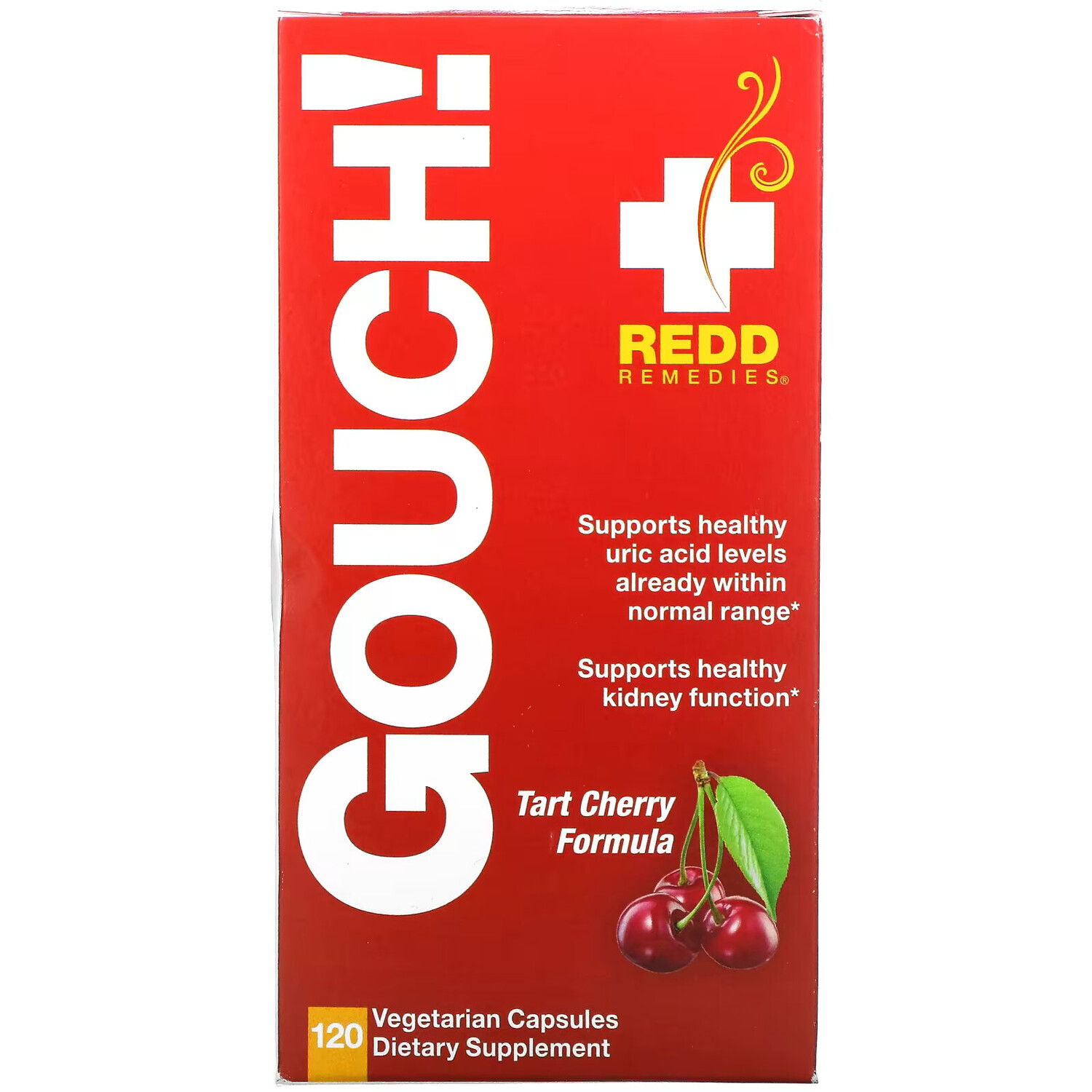 

Redd Remedies, Gouch!, поддержка нормального уровня мочевой кислоты, 120 вегетарианских капсул