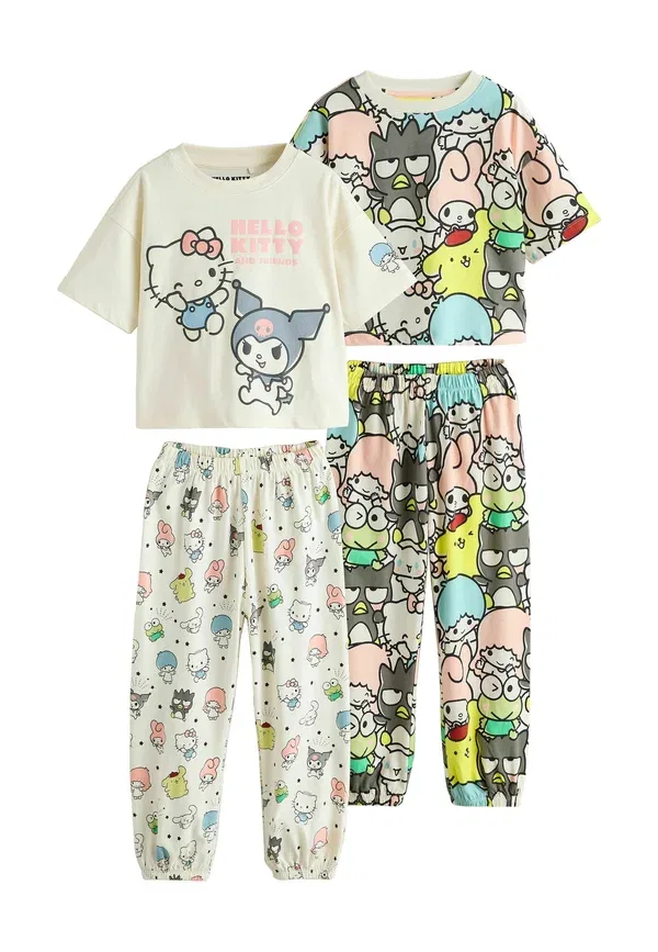 Комплект пижамный с принтом Hello Kitty Regular fit Next, ecru pink, розовый