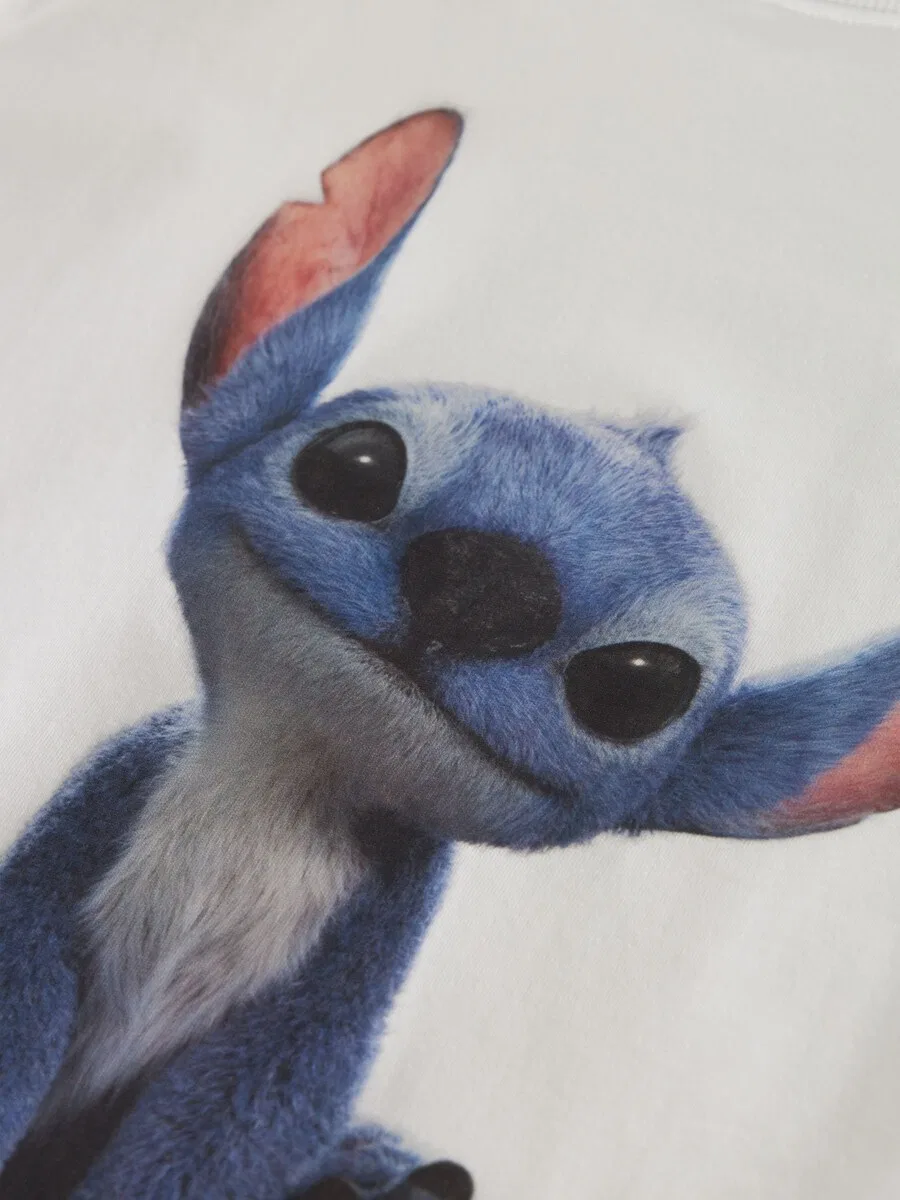 Футболка «Stitch» белого цвета TWO SOON — фото 3