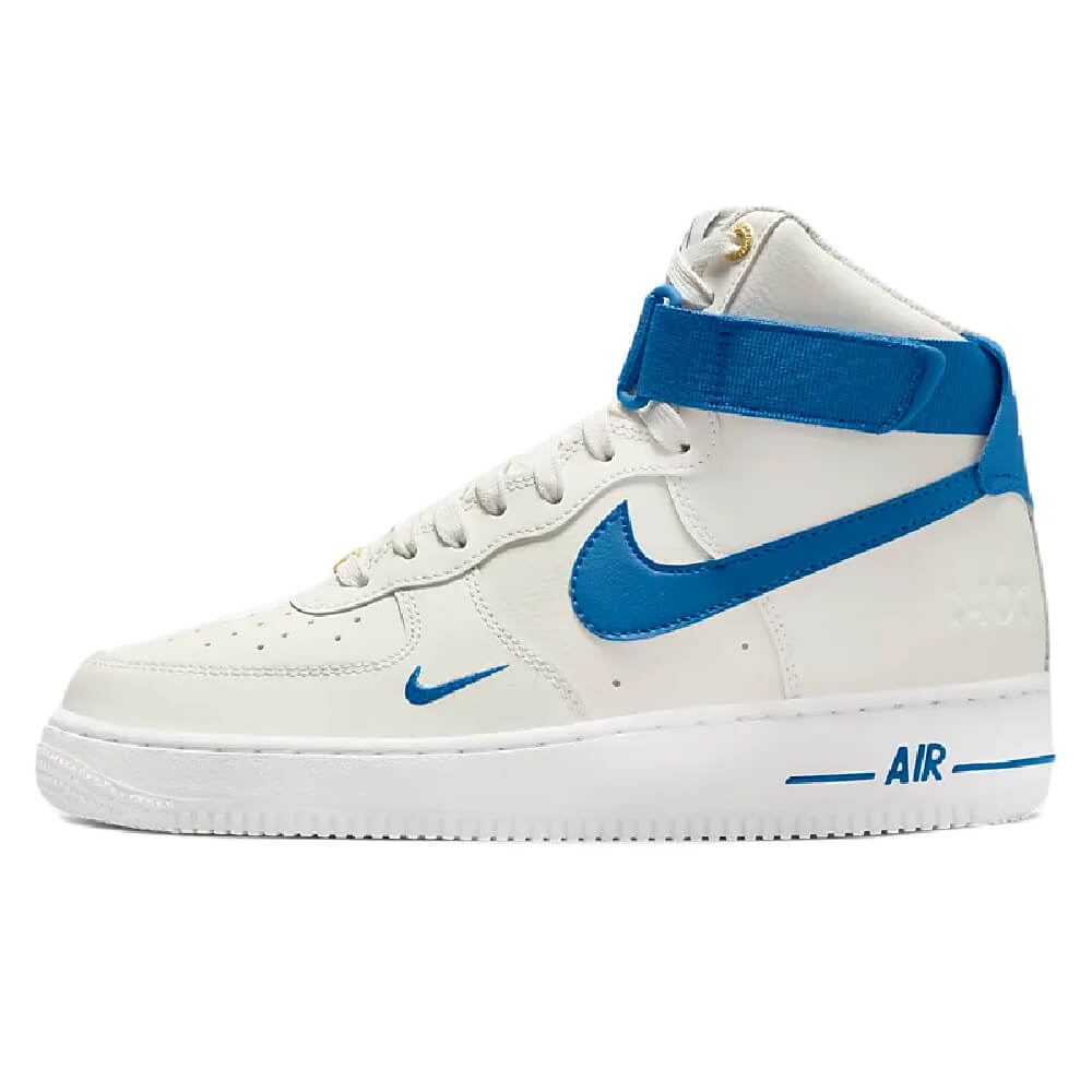 Кроссовки Nike Air Force 1 High SE, белый/синий - фото