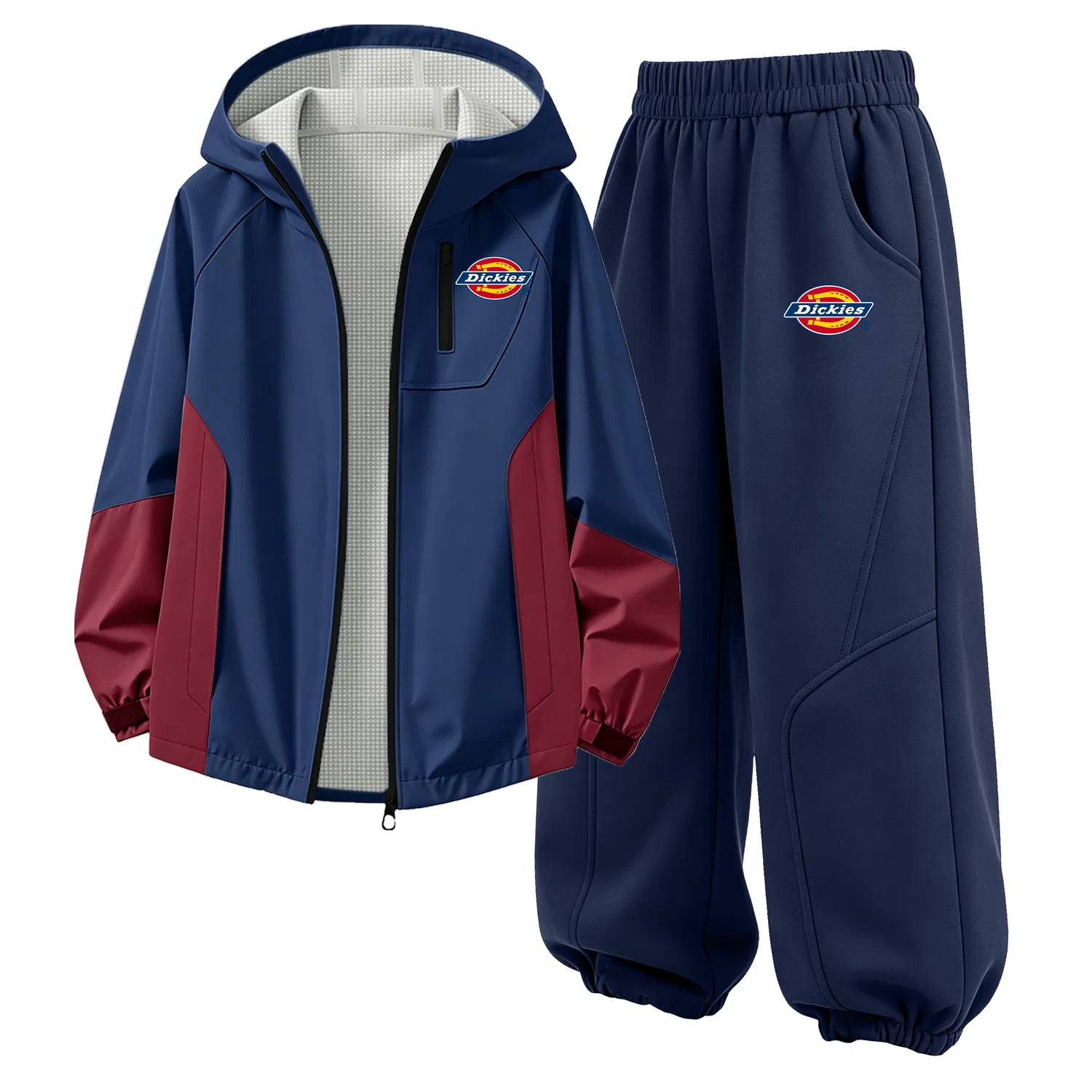 Детский спортивный комплект с капюшоном Dickies, Silicone Standard K Night Navigation Blue/Silicone Standard K Ore Blue