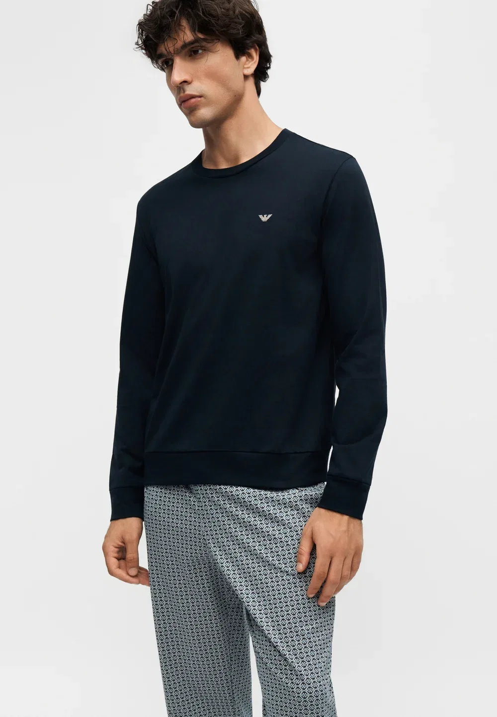 Пижама с манжетами Emporio Armani, Blu — фото 4