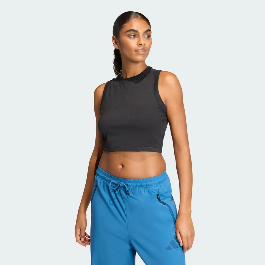 Женский топ без рукавов из быстросохнущей ткани adidas Z.N.E. Tank, Черный