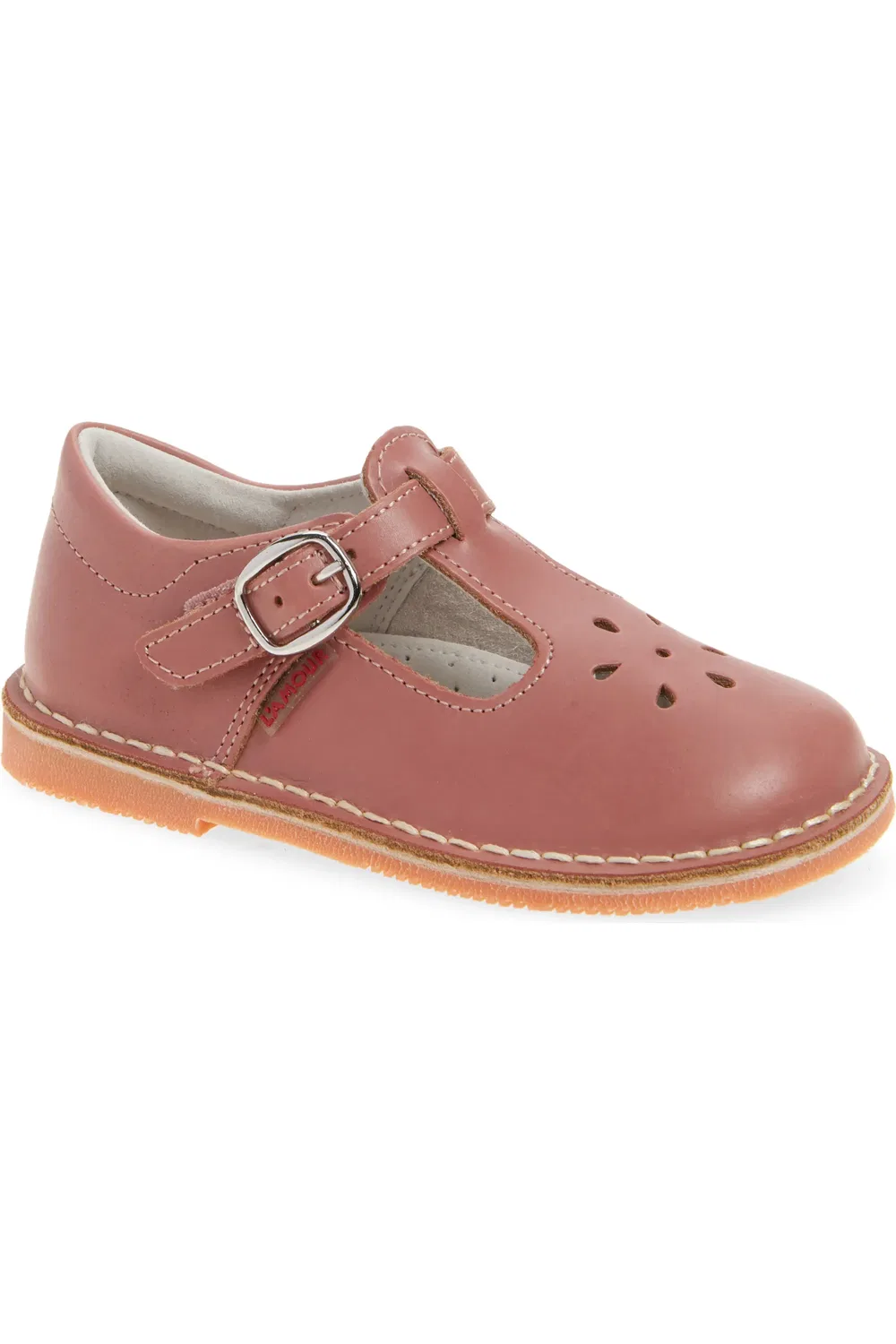 Детские туфли Т-образный ремешок Joy Classic L'AMOUR, Vintage Rose