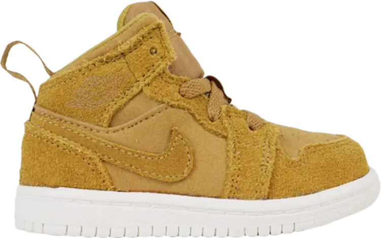 

Кроссовки Air Jordan 1 Retro Mid BT Wheat, коричневый