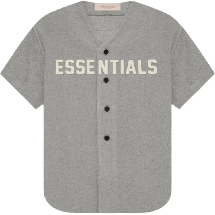Детская бейсбольная куртка с V-образным вырезом Fear Of God Essentials, Dark Oat