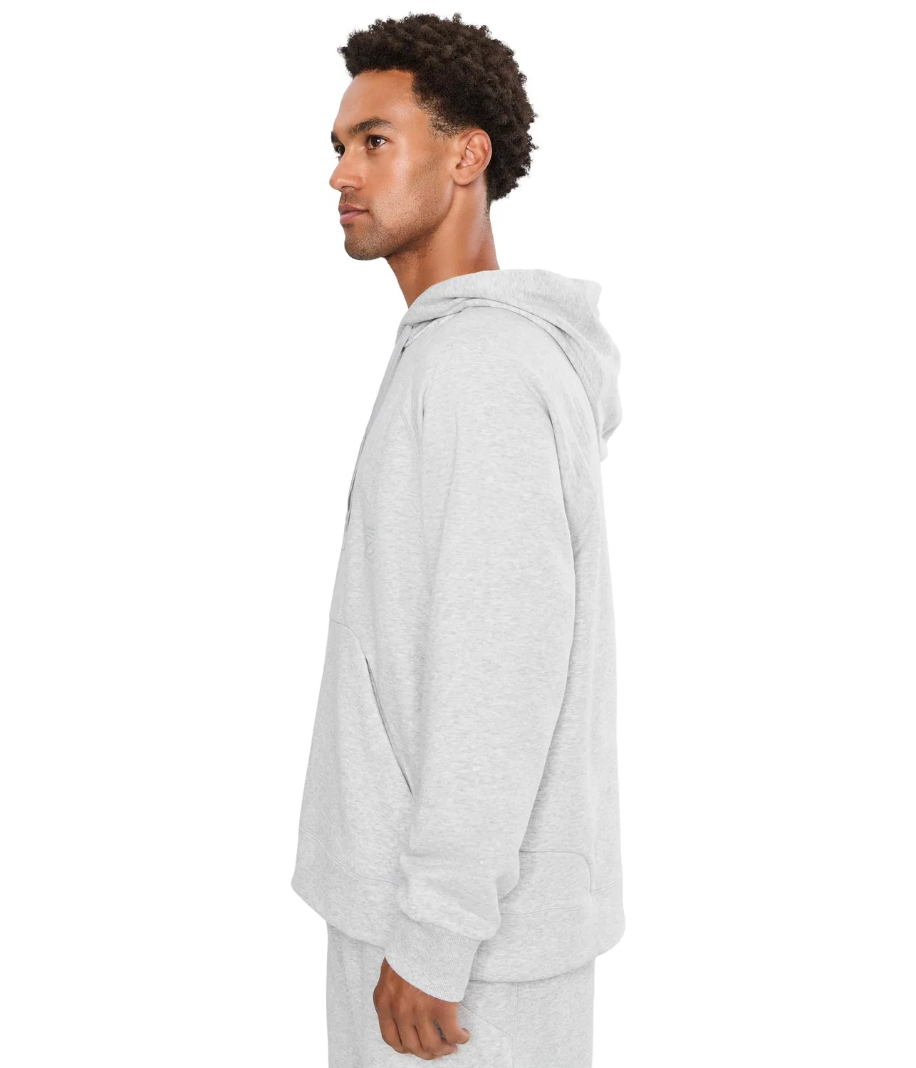 Толстовка с капюшоном и флисовой подкладкой Dri-FIT NAC для насоса Nike, Light Smoke Grey/Heather/Clear — фото 3
