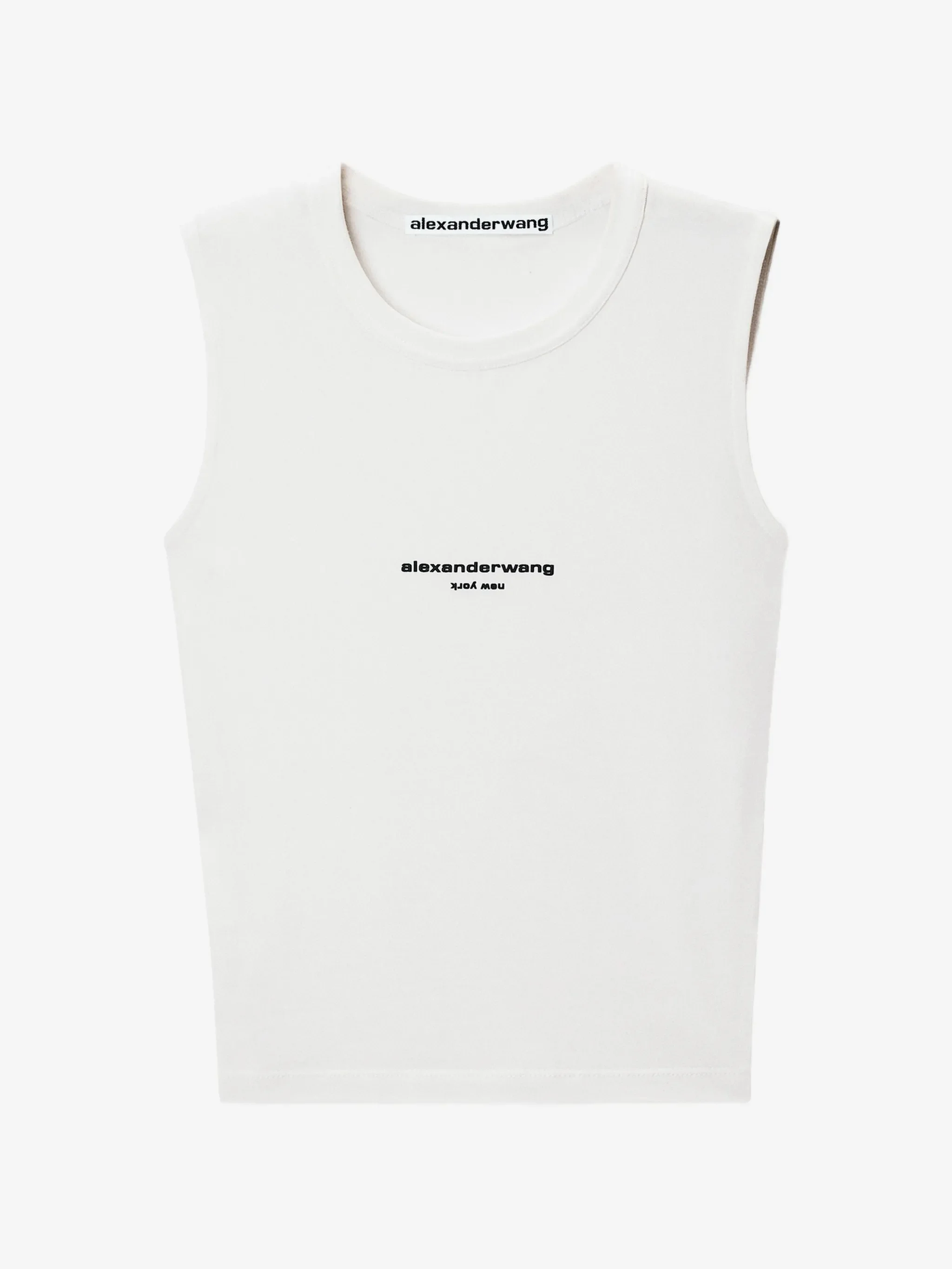 Топ Alexander Wang с логотипом, белый — фото 2