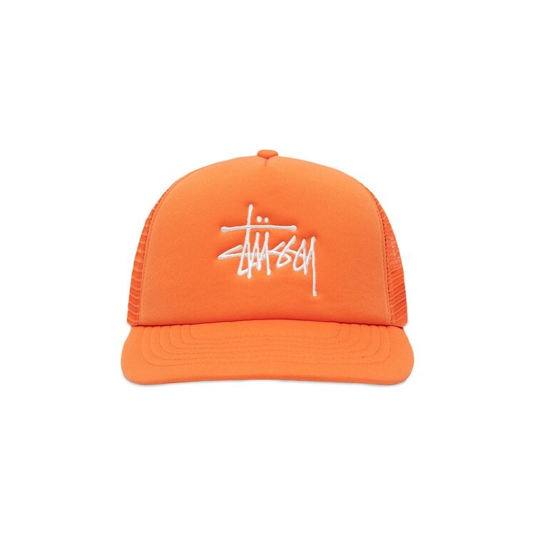

Бейсболка Stussy Trucker Big Basic Snapback, оранжевый