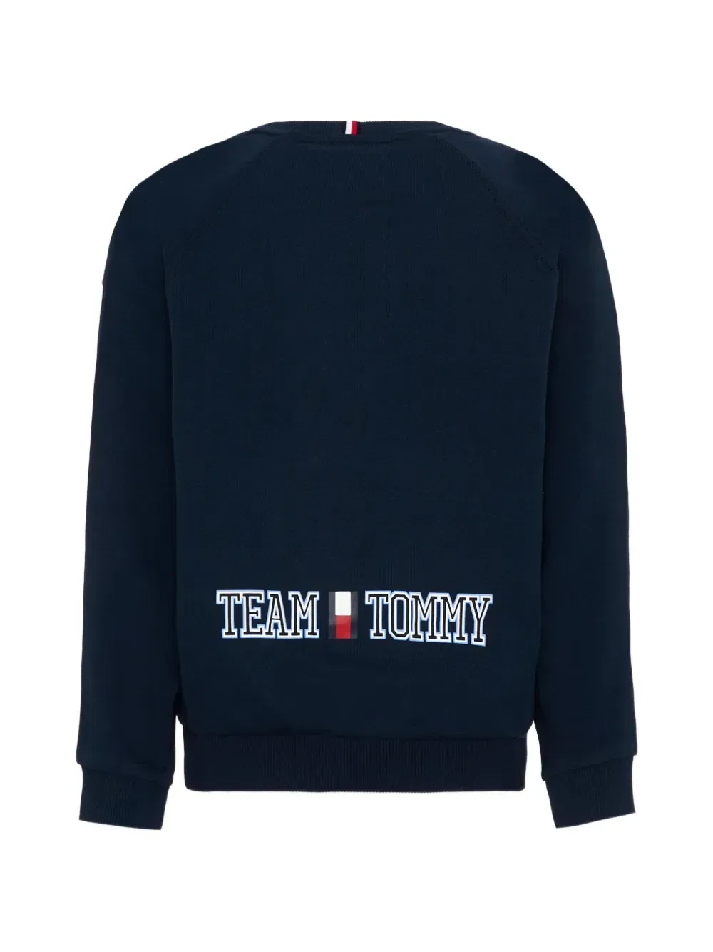 Джемпер с вышитым логотипом Tommy Hilfiger Junior, синий — фото 2