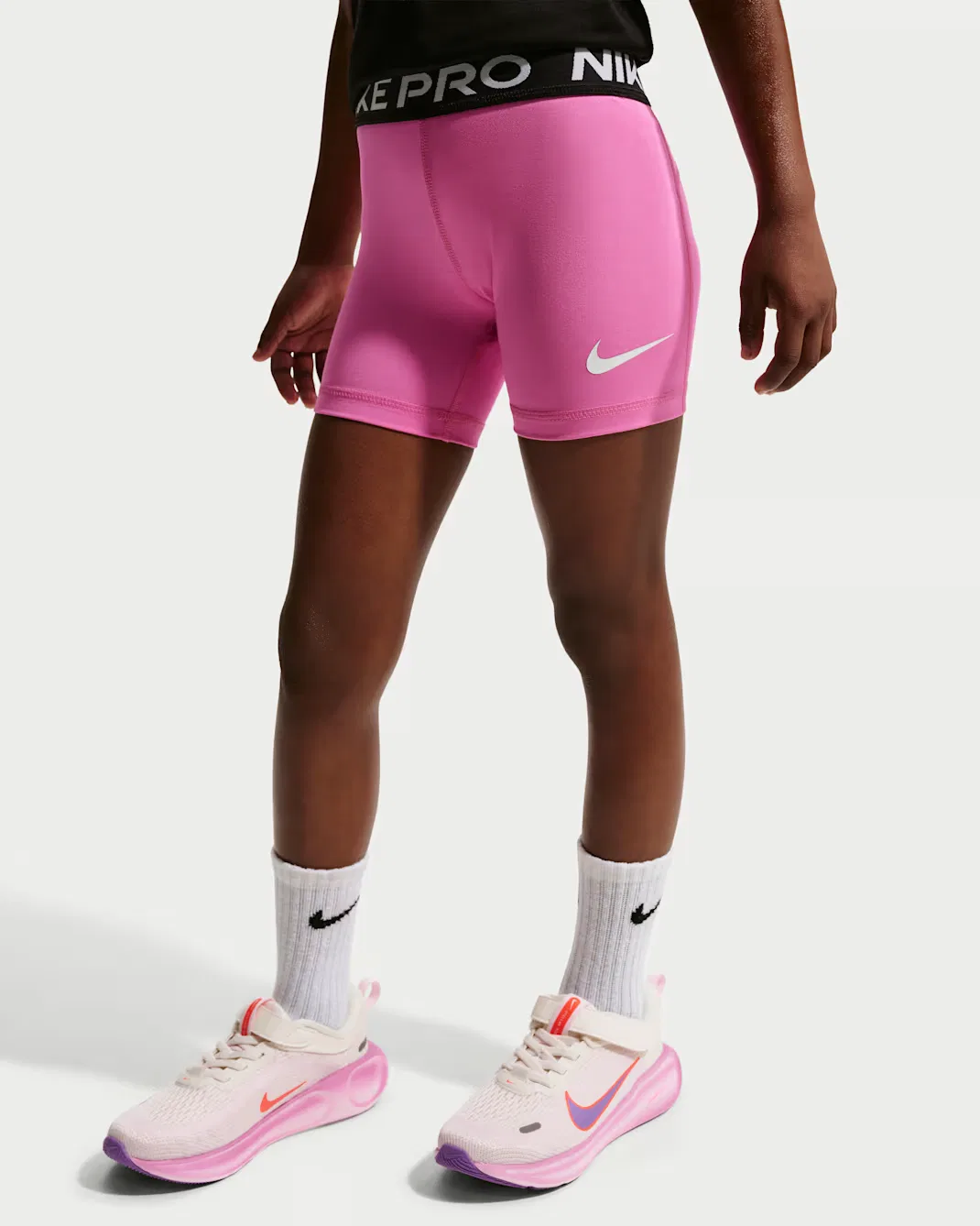 Детские шорты Dri-FIT Nike Pro, Playful Pink — фото 2