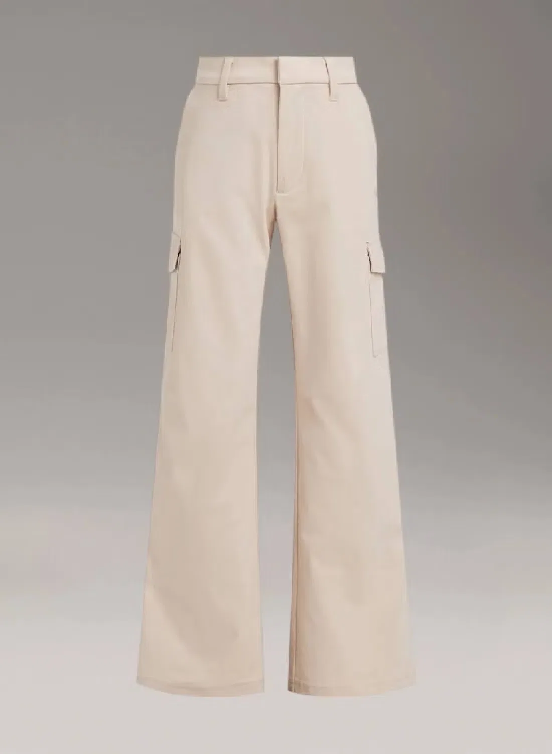Брюки карго с внутренним карманом Flared cargo pants Calvin Klein Jeans, серый