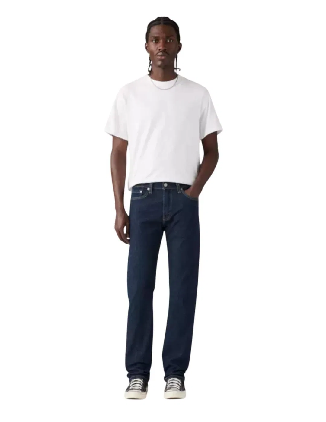 Мужские джинсы прямые узкие Levi's 513, Blau