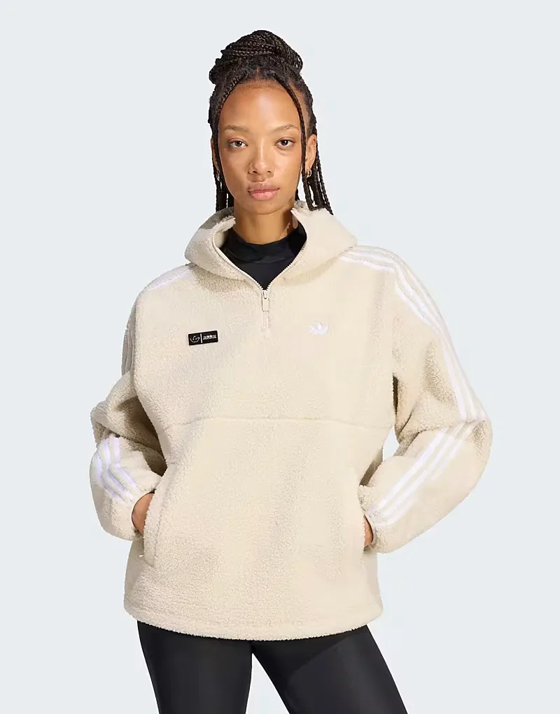 Толстовка-худи Adidas Originals Adiluna season 2 x Jennie из флиса, Bliss