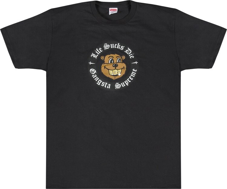 

Футболка Supreme Life S**ks Die T-Shirt 'Black', черный