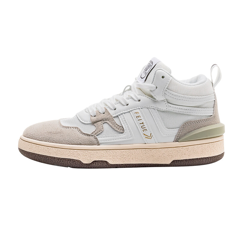 

Кроссовки Feiyue Skateboarding Shoes Unisex Mid-top, белый/серый/черный