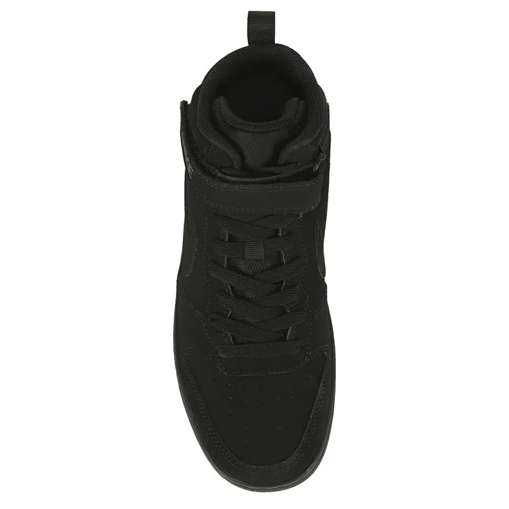 Детские кроссовки Kids' Court Borough средней высоты Nike, Black Nubuck — фото 4